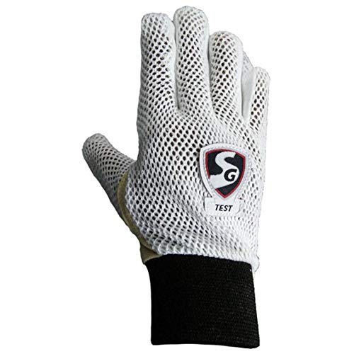 SG Inner Gloves Test | Multicolor | Professional Grade Padded Gloves | Superior Finger Protection | Comfortable & Durable Wicketkeeper Gloves for Junior Cricketers