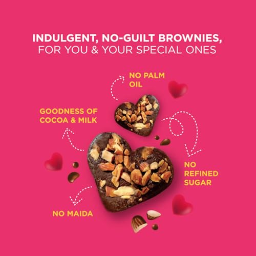 Image of Open Secret Chocolate Brownie Gift Box | 5 Mini Gourmet Brownies | Assorted Chocolate Dessert Hamper | Festive Sweets & Holiday Treats for Gifting | Premium Chocolate Cake Bites