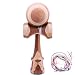 Solid Natural Bamboo Kendama With 5-Pack of Replacement Strings