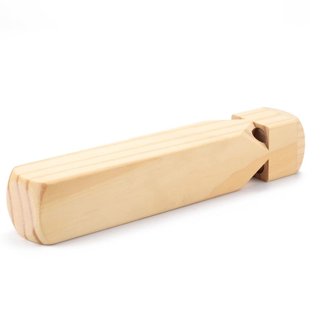 Sifflet de Train en Bois 4 Tons, Sifflet en Bois pour Amoureux des Jeux de R?Le pour F¨ºte ¨¦ducative, Installation Facile et