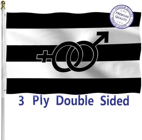 Amazon.com : 3 Ply Heavy Duty Heterosexual Pride 3X5Ft Flags with Brass