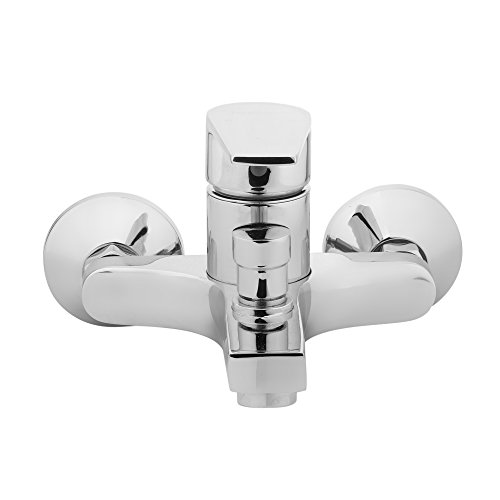 Image of Hindware F360018Cp Element Single Lever Bath & Hand Shower Mixer (Chrome)