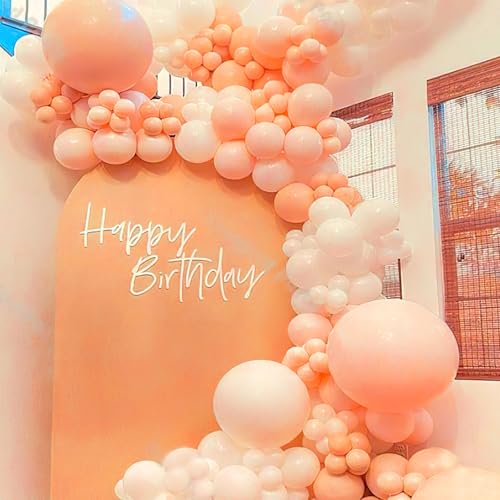 Image of PartyWoo Peach Balloons 50pcs Light Orange Latex Helium Balloons 12 Inch | Wedding Baby Shower Bridal Shower Bachelorette Anniversary Engagement Graduation Party Decorations Orange-Y21