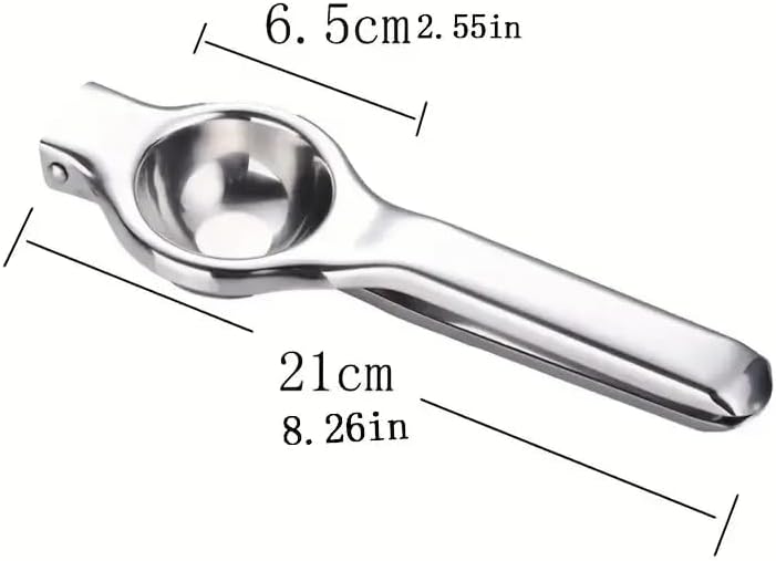 Miniatura 6 de Stainless Steel Manual Citrus Juicer  Ergonomic Hand Press for Lemon, Lime & Orange, Quick Fresh Juice Extraction for Home Kitchen Use