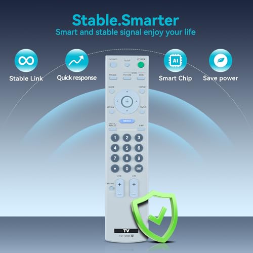 Télécommande de rechange Sony Bravia KDL-46S2000 boutons réactifs