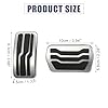 X AUTOHAUX 2 Pcs Accelerator Pedal and Brake Pedal Cover Set for Ford #3