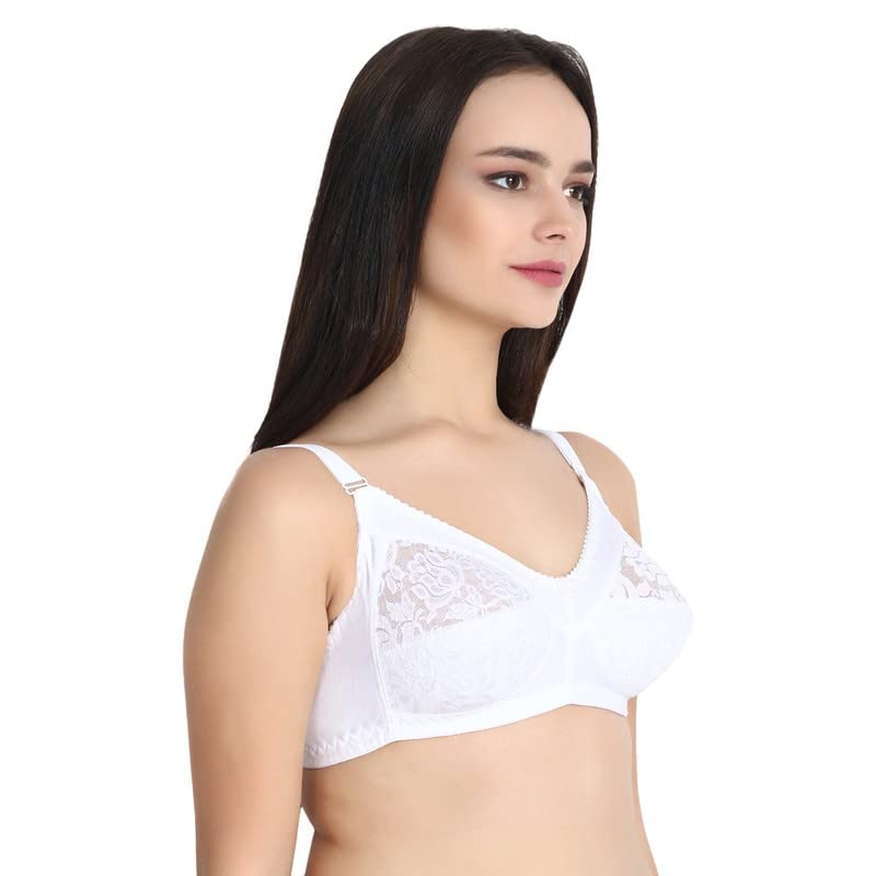 Image of Women Net Non-Padded Wire Free Regular Bra