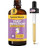 Natural Yeast Infection Relief for Dogs – Itchy Skin & Ear Treatment, Supports Allergy & Immune Health, Reduces Itching, Irritation & Inflammation, Liquid Drops, 8oz