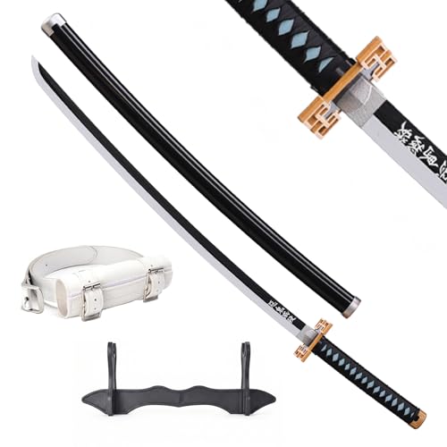 Épée de samouraï Tokitou Muichirou 102cm avec finitions soignées en bambou noir