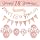 18th Rose Gold Birthday Decor Set