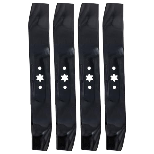 MTD 942-0610A 19.38 3-in-1 Blade Troy-Bilt 250 LT3812 Tuffy Yard-Man 4-Pack