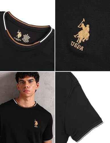 Image of U.S. Polo ASSN. Mens OEE08 Crew Neck Comfort Fit Lounge T-Shirt