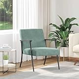 Confort et stabilité élégants : ce fauteuil mesure 59 x 75 x 78 cm (l x p x h) et supporte jusqu'à 110 kg. Elle est fabriquée en contreplaqué durable et en acier et offre une base stable pour un confort et un soutien durables dans votre maison.