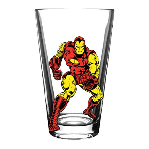 Marvel Avengers Pint Glass Set - 16 Oz. Glass Capacity - Set Of 4 Glasses thumb #6