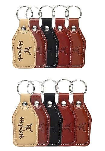 Image of Signature Leather Finish Keychain for Men & Women | Durable Metal Key Holder for Car and Bike Keys | Elegant Everyday Accessory