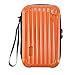 Nrpfell para Brompton Bolsa de Bicicleta Accesorios de Bicicleta Plegable Bolsa Frontal Caja de Almacenamiento con Conector Naranja