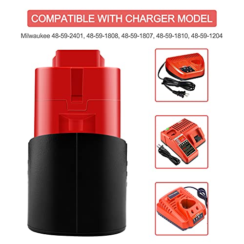 ADVTRONICS 2pezzi 12V 3500mAh Batteria di ricambio...