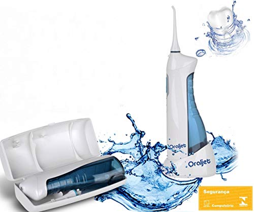 Irrigador Oral Oraljet Portátil Sem Fio Water Flosser OJ750 Bivolt (100-240 Volts), Oraljet