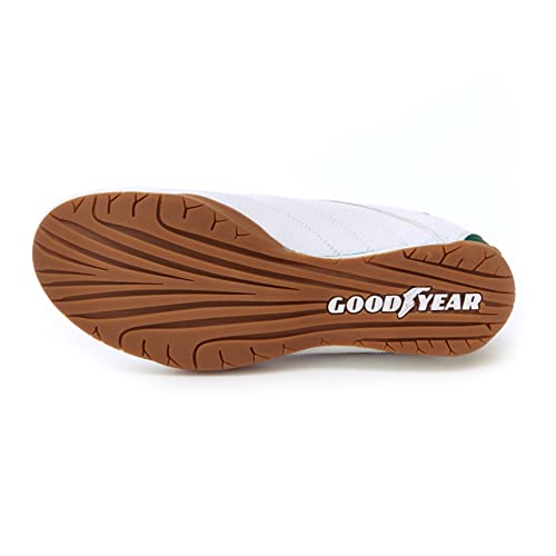 Goodyear Tênis masculino Ori Racer – Tênis de cano baixo, couro de poliuretano e forro de malha, Bra