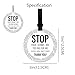 PLIGREAT 2 Pack Stop Don't Touch Baby Sign for Newborn Babys Girl Boy Please Stop Touching Baby Reminder Signage with Stroller Hanging Sign Tag, Black Line