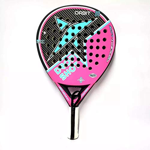 DROP SHOT Orbit Pala de Pádel, Negro, Talla Única