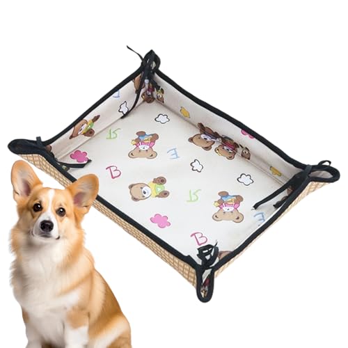 Alfombrilla de refrigeración para perros | Alfombrilla de refrigeración de doble cara para gatos | Suministros lavables para mascotas, almohadilla de dormir para jaula, cama, interior y exterior