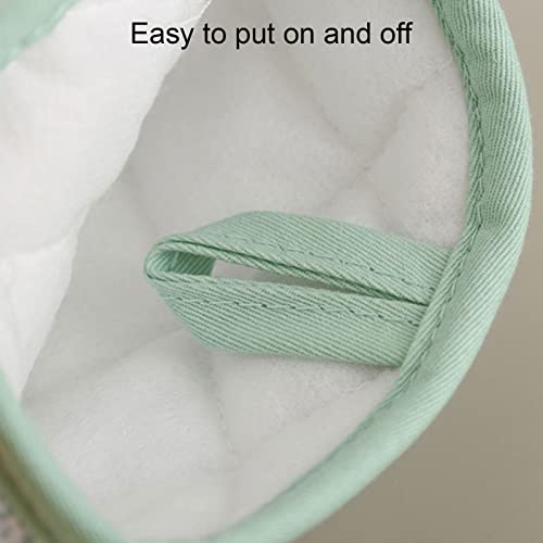 Kasituny Cozinhar mitt escondido projeto de suspensão isolado luva fácil de limpar silicone Verde