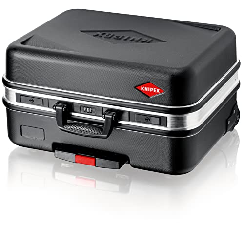 KNIPEX Tool Case "Big Basic Move", Empty, on Wheels, Telescopic Handle, 54 Inserting Options, 33 L Volume, Tool Trolley, Rolling Toolbox, 00 21 06 LE