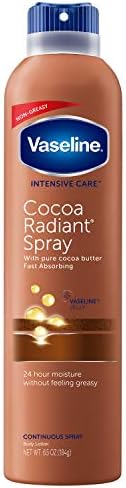 Vaseline, Spray & Go Moisturizer, Cocoa Radiant - 6.5 oz, Pack of 2