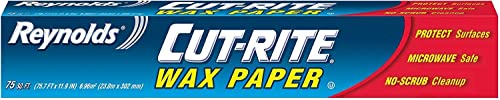 Reynolds Cut Rite Wax Paper, 75 Sq ft (Pack of 4)