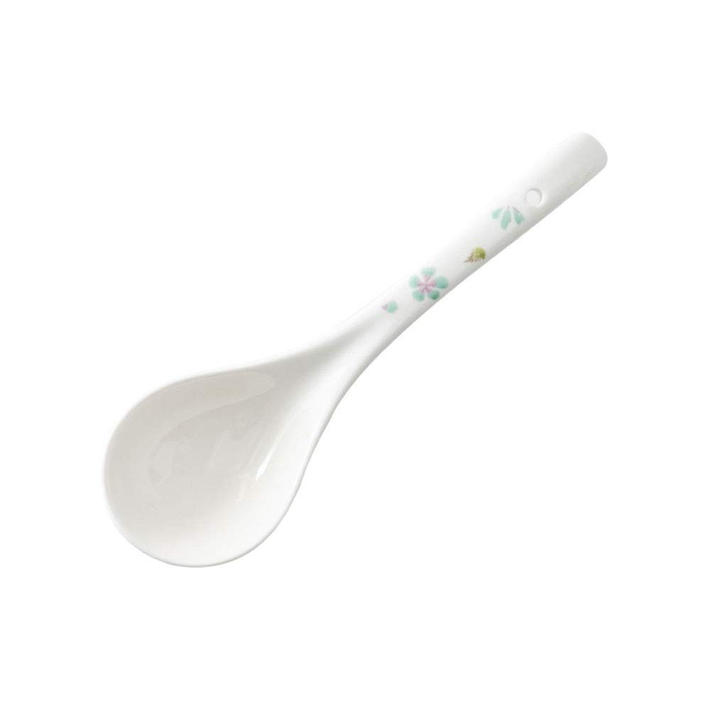 Cucharón de Sopa: Cucharas de Cerámica Hechas a Mano con Mango Largo, Se Puede Utilizar en Cocina, Restaurante, Hotel, Práctico Dispositivo/6 Pack/a
