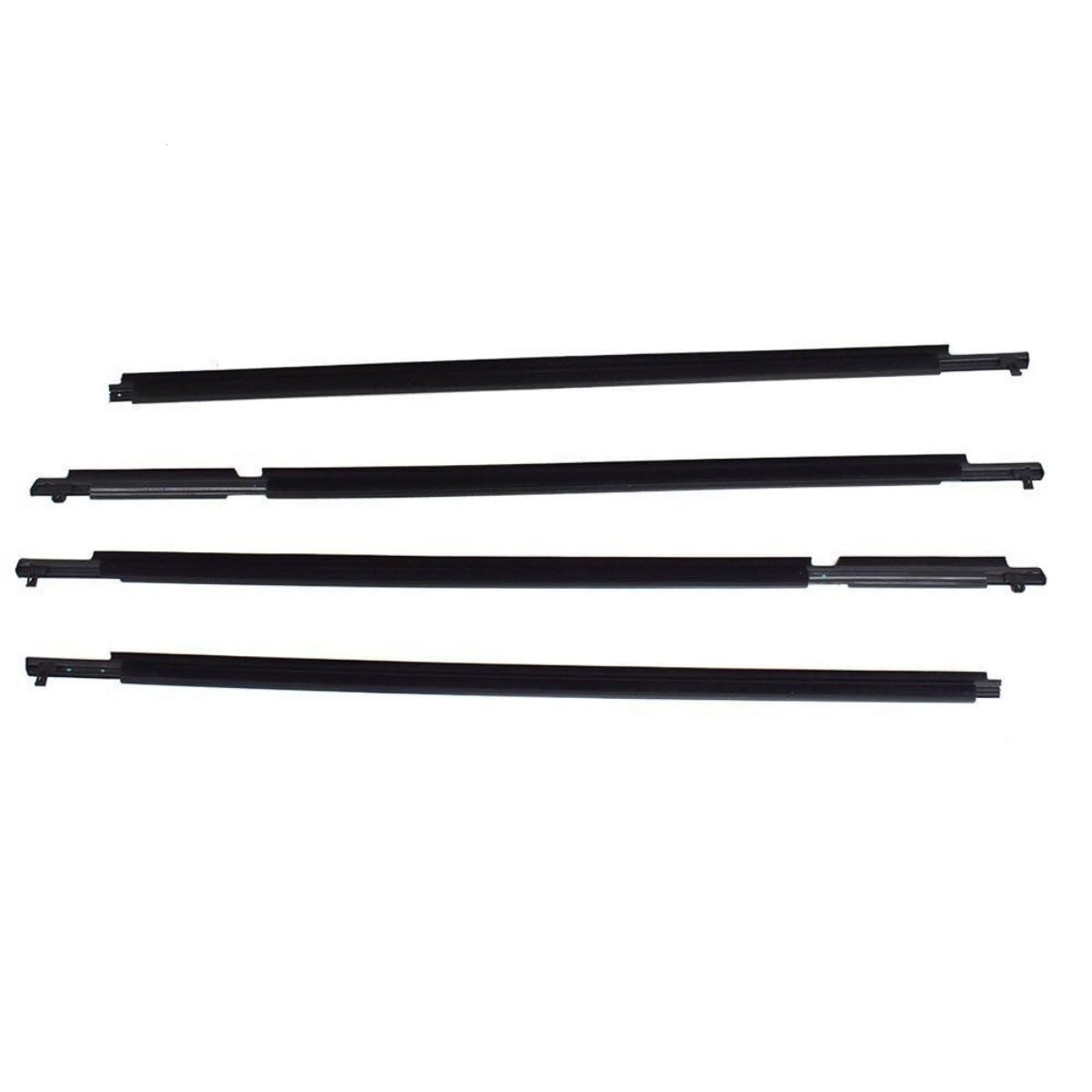 Taśma uszczelniająca do drzwi samochodu Pasuje do RAV4 2009-2012 75720-0R020 75710-0R020 75740-0R020 4 szt. Uszczelka okna samochodu czarna