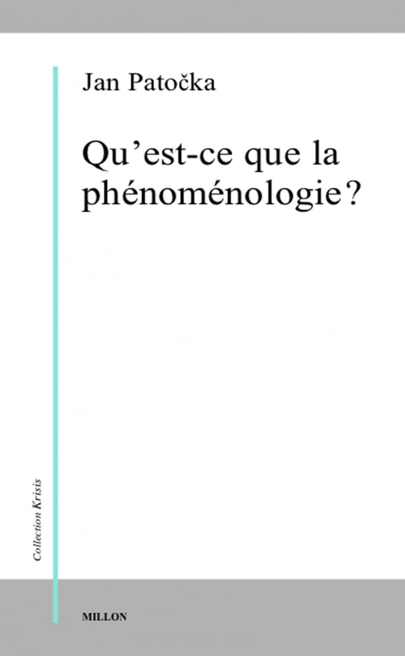 QU'EST-CE QUE LA PHENOMENOLOGIE ?