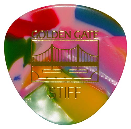 Médiators de guitare 1,0 mm Golden Gate fini les plectres qui glissent