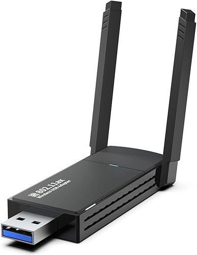 Adaptador WiFi USB 3.0, Dual Band 5GHz e 2.4GHz, 1300Mbps, Duas Antenas