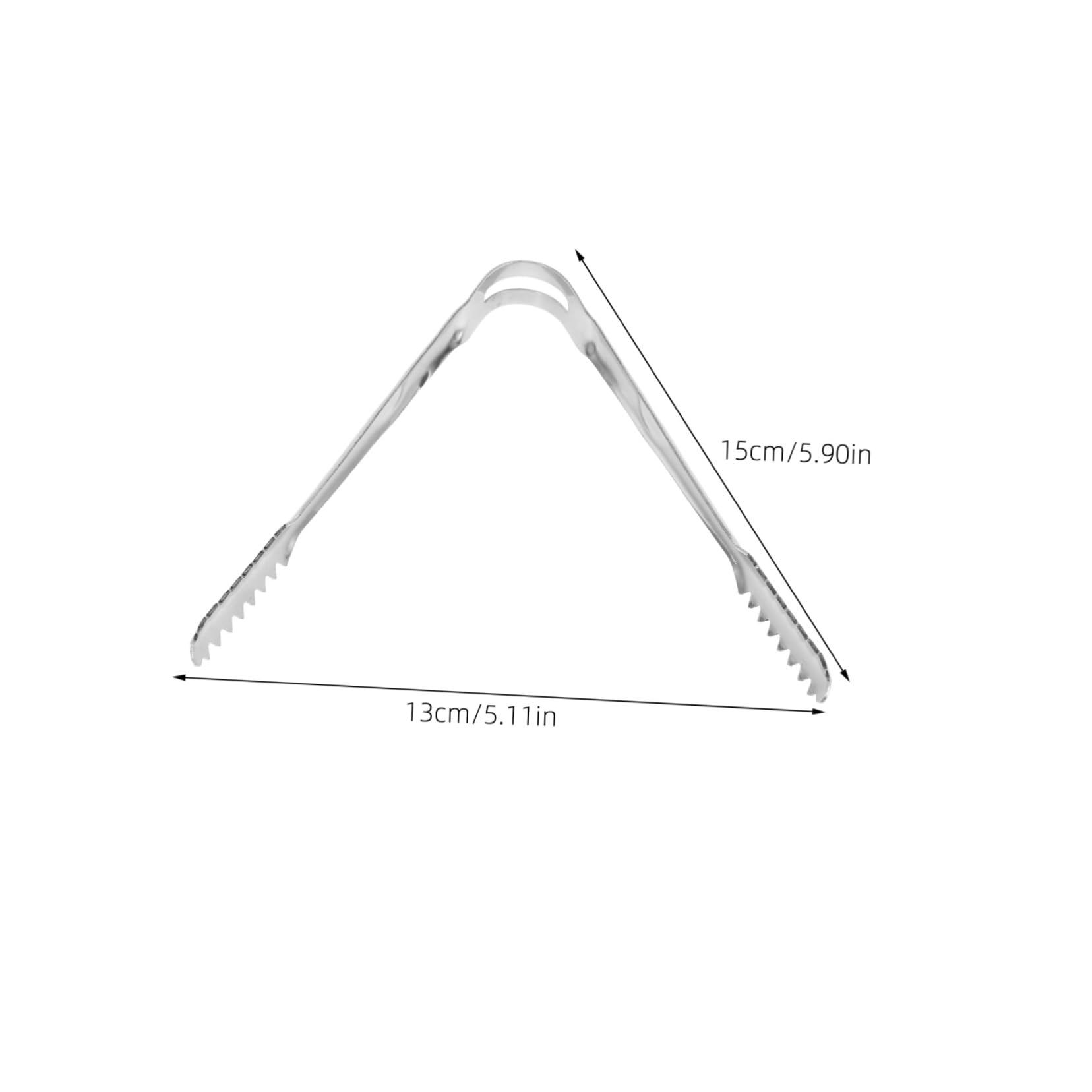 FUNOMOCYA Essential Kitchen Tool: 2pcs Ice Cube Tongs Metal Tongs for Buffet Salad Ice Appetizers Home Catering