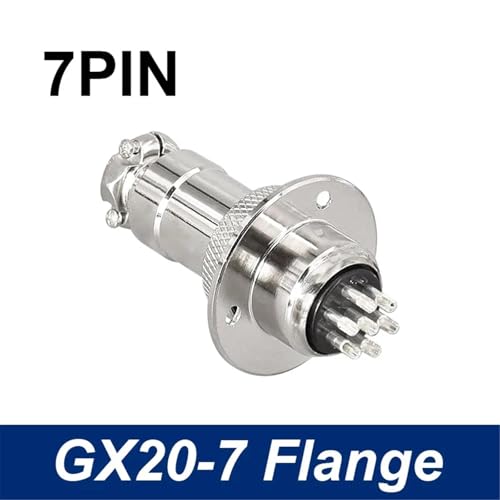 Conector GX20 soluciona cortes de corriente con brida de montaje seguro de 7 pines 2