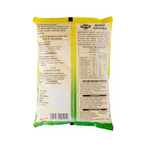 Image of Birla Morton Japanese Style Bread Crumbs 1 Kg (Pack of 3)
