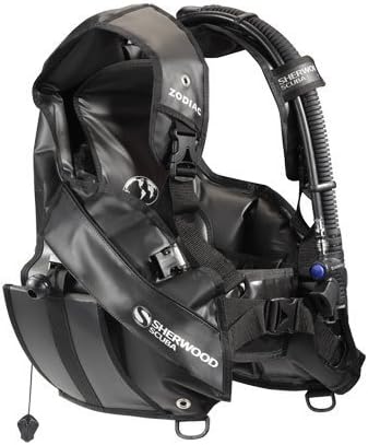 Sherwood Zodiac BC/BCD Scuba Diving Buoyancy Compensator w/ Speed Dry Material Integrated Weight System, XL by Sherwood