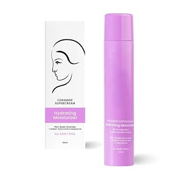 5x Hydrating Ceramide Moisturizer for Face | Micro Hyaluronic Acid & 3 Ceramides | Lightweight | Fast Absorbing | Repairs Skin Barrier and Texture | Men & Women - 50ml