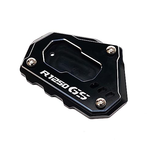 Extension béquille R1250GS en aluminium usiné pour stabiliser votre moto Adventure en duo