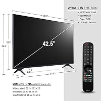 LG 43-in 4K UHD TM120 Smart LED TV W/ Quad Core Intelligent Processor - 43UP8000PUR — image 3