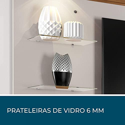 Painel para Tv até 60 Polegadas Nt 1010 Notável Móveis Freijó Trend/off White