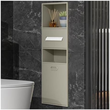 Étagère de douche peu encombrant en acier vert pour vos articles de toilette