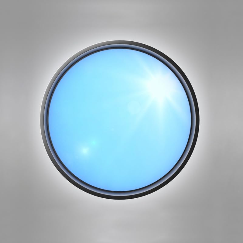 48W Clear Sky Light Natural Sunlight Lamp Led Panel Sunshine Dimmable Roof Window LED Ceiling Surfaced Mount Light Fixture Indoor