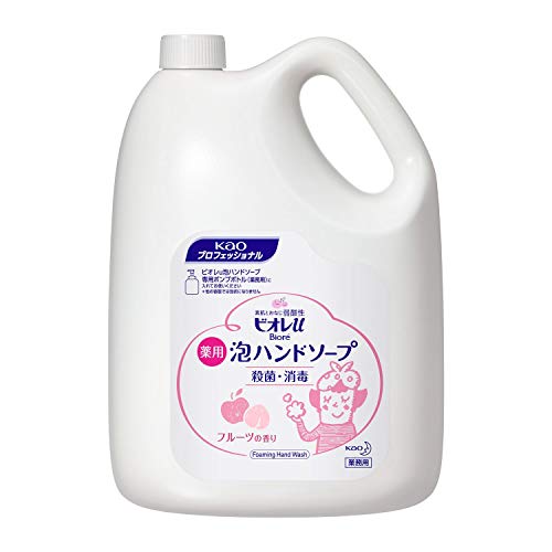 ビオレu 泡ハンドソープ フルーツの香り 業務用 4l 花王プロフェッショナルシリーズ 花王プロシリーズ Kao Pro Series 業務用衛生用品