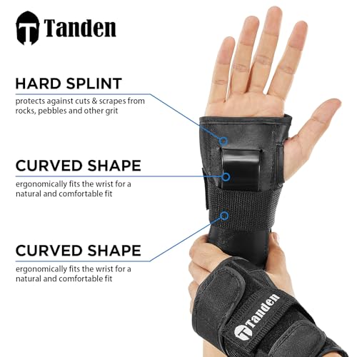 image for Tanden Wrist Guards for Skating Protective Gear Adult and Kids Wrist G