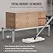 Happybuy Aluminum Dunnage Rack, 48” x 20” Commercial Food Floor Rack, 12” Off the Floor, 1000 lbs Capacity All-Welded Aluminum Storage Rack for Restaurants, Kitchens, Garages & Vehicles