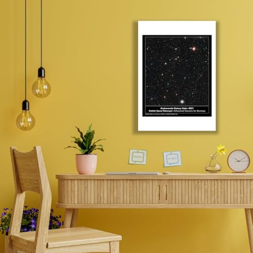 Poster Hubble M31 Andromeda Galaxy Deep Field impression d'art mat grand format