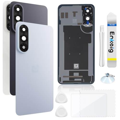 Lentille Caméra Incluse sur cette Vitre Arrière OnePlus Nord 5 Bleu pour Réparation Complète